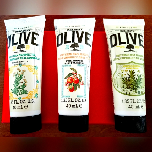 Korres Bath & Body Set Of 3 Newsealed Puregreek Korres Body Lotion